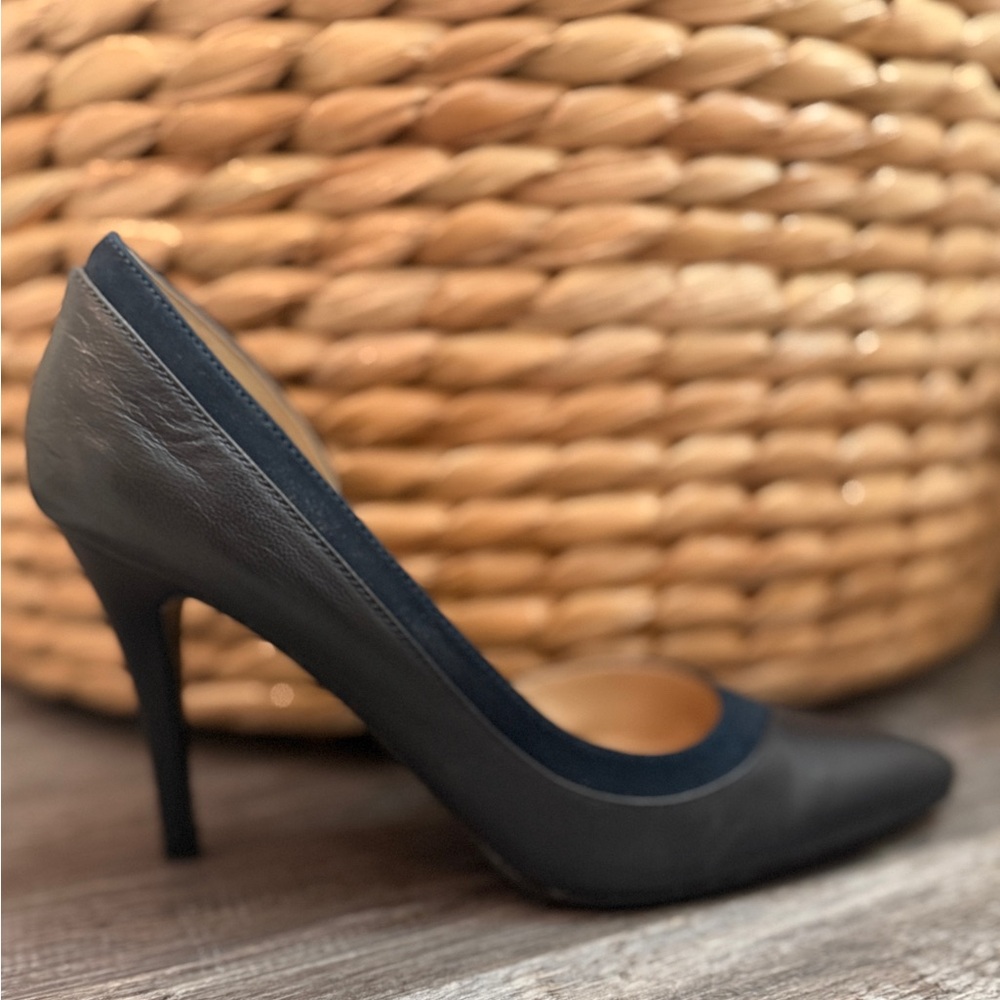 Nine West Navy Blue Alvaa D’orsay Pump High Heels - Picture 4 of 6